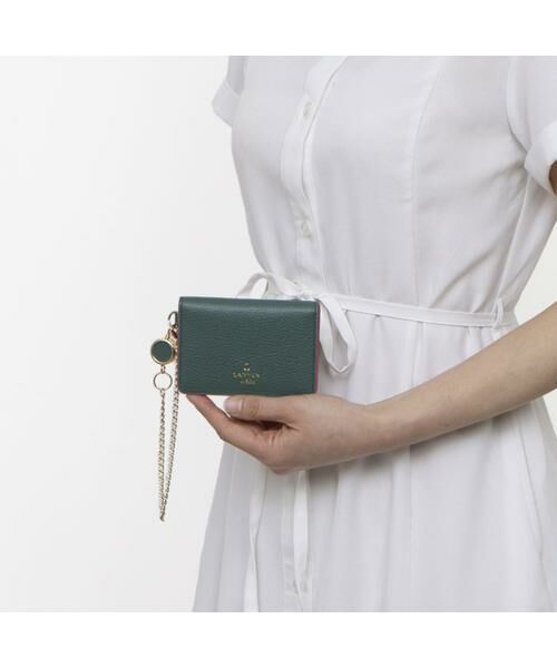 LANVIN en Bleu(バッグ) / ランバンオンブルー(バッグ) カードケース・名刺入れ・定期入れ | ランバン オン ブルー LANVIN en Bleu リム リール付き2面パスケース | 詳細20