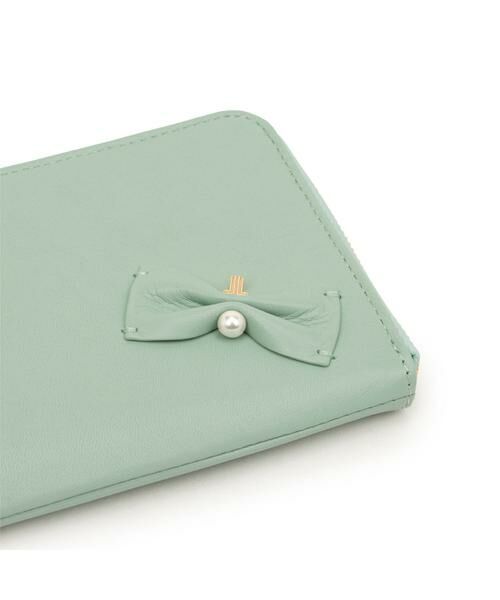 LANVIN en Bleu(バッグ) / ランバンオンブルー(バッグ) 財布・コインケース・マネークリップ | ランバン オン ブルー LANVIN en Bleu ペアル 薄マチLファスナー長財布 | 詳細18