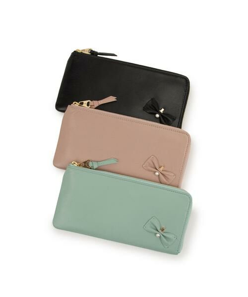 LANVIN en Bleu(バッグ) / ランバンオンブルー(バッグ) 財布・コインケース・マネークリップ | ランバン オン ブルー LANVIN en Bleu ペアル 薄マチLファスナー長財布 | 詳細24