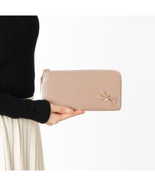 LANVIN en Bleu(バッグ) / ランバンオンブルー(バッグ) 財布・コインケース・マネークリップ | ランバン オン ブルー LANVIN en Bleu ペアル 薄マチLファスナー長財布 | 詳細25