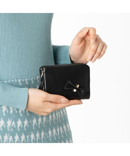 LANVIN en Bleu(バッグ) / ランバンオンブルー(バッグ) 財布・コインケース・マネークリップ | ランバン オン ブルー LANVIN en Bleu ペアル 二つ折Lファスナー財布 | 詳細26