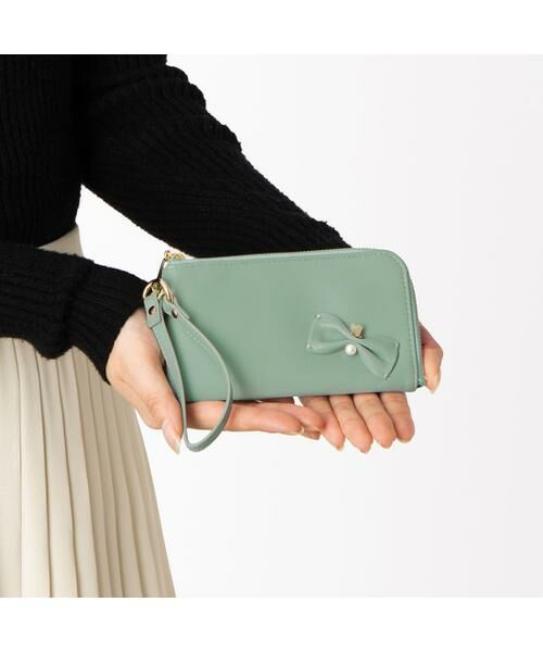 LANVIN en Bleu(バッグ) / ランバンオンブルー(バッグ) 財布・コインケース・マネークリップ | ランバン オン ブルー LANVIN en Bleu ペアル フラグメントケース | 詳細18