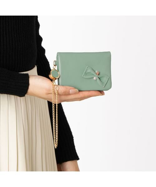 LANVIN en Bleu(バッグ) / ランバンオンブルー(バッグ) カードケース・名刺入れ・定期入れ | ランバン オン ブルー LANVIN en Bleu ペアル 2面パスケース | 詳細19