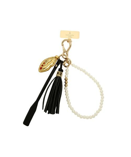 LANVIN en Bleu(バッグ) / ランバンオンブルー(バッグ) キーホルダー・ストラップ | ランバン オン ブルー LANVIN en Bleu ノエル チャーム（ブラック）