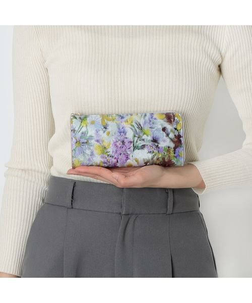 LANVIN en Bleu(バッグ) / ランバンオンブルー(バッグ) 財布・コインケース・マネークリップ | ランバン オン ブルー LANVIN en Bleu ヴィオレット Lファスナー長財布 | 詳細7