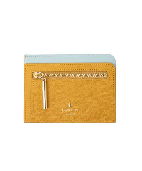 LANVIN en Bleu(バッグ) / ランバンオンブルー(バッグ) カードケース・名刺入れ・定期入れ | ランバン オン ブルー LANVIN en Bleu リュクサンブールカラー フラグメントケース（マスタード）