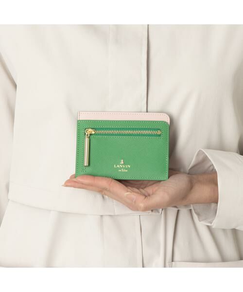 LANVIN en Bleu(バッグ) / ランバンオンブルー(バッグ) カードケース・名刺入れ・定期入れ | ランバン オン ブルー LANVIN en Bleu リュクサンブールカラー フラグメントケース | 詳細23