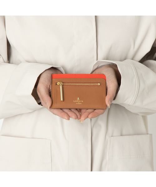 LANVIN en Bleu(バッグ) / ランバンオンブルー(バッグ) カードケース・名刺入れ・定期入れ | ランバン オン ブルー LANVIN en Bleu リュクサンブールカラー フラグメントケース | 詳細24