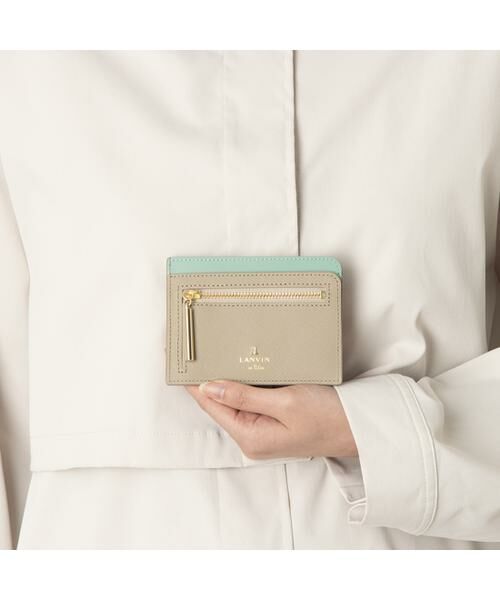 LANVIN en Bleu(バッグ) / ランバンオンブルー(バッグ) カードケース・名刺入れ・定期入れ | ランバン オン ブルー LANVIN en Bleu リュクサンブールカラー フラグメントケース | 詳細29