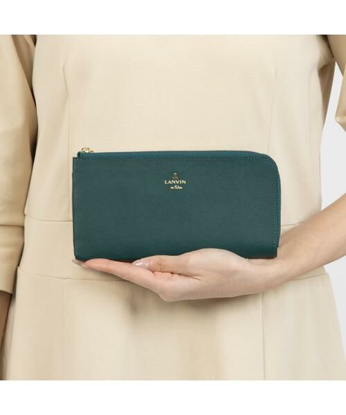 LANVIN en Bleu(バッグ) / ランバンオンブルー(バッグ) 財布・コインケース・マネークリップ | ランバン オン ブルー LANVIN en Bleu リュクサンブール Lファスナー長財布 | 詳細22