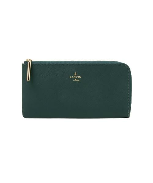 LANVIN en Bleu(バッグ) / ランバンオンブルー(バッグ) 財布・コインケース・マネークリップ | ランバン オン ブルー LANVIN en Bleu リュクサンブール Lファスナー長財布（グリーン）