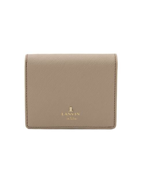 LANVIN en Bleu(バッグ) / ランバンオンブルー(バッグ) 財布・コインケース・マネークリップ | ランバン オン ブルー LANVIN en Bleu リュクサンブール 二つ折りコンパクト財布（ローズ）