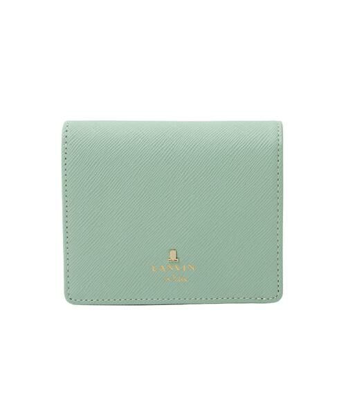LANVIN en Bleu(バッグ) / ランバンオンブルー(バッグ) 財布・コインケース・マネークリップ | ランバン オン ブルー LANVIN en Bleu リュクサンブール 二つ折りコンパクト財布（ミント）