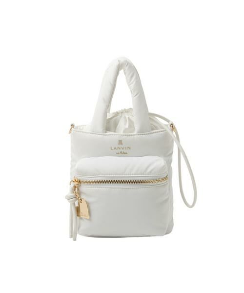 LANVIN en Bleu(バッグ) / ランバンオンブルー(バッグ) ショルダーバッグ | ランバン オン ブルー LANVIN en Bleu ボンボン 2wayミニショルダーバッグ（ホワイト）