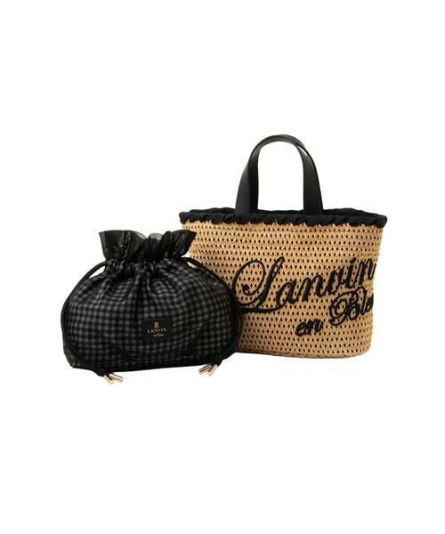 LANVIN en Bleu(バッグ) / ランバンオンブルー(バッグ) バッグ | ランバン オン ブルー LANVIN en Bleu ロタン かごバッグ | 詳細3