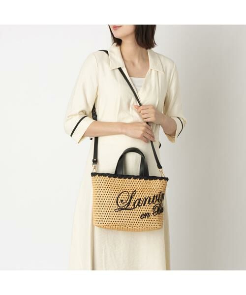 LANVIN en Bleu(バッグ) / ランバンオンブルー(バッグ) バッグ | ランバン オン ブルー LANVIN en Bleu ロタン かごバッグ | 詳細8