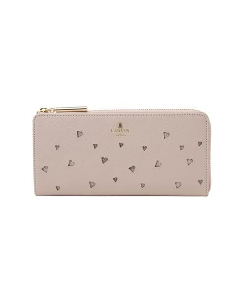 LANVIN en Bleu(バッグ) / ランバンオンブルー(バッグ) 財布・コインケース・マネークリップ | ランバン オン ブルー LANVIN en Bleu リュクサンブールハート Lファスナー長財布（ライトピンク）