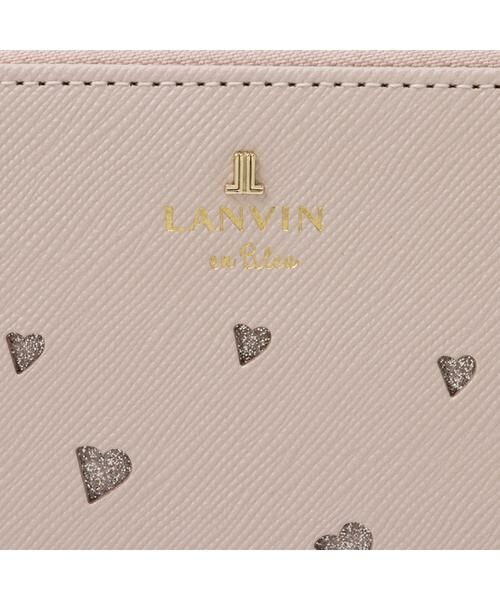 LANVIN en Bleu(バッグ) / ランバンオンブルー(バッグ) 財布・コインケース・マネークリップ | ランバン オン ブルー LANVIN en Bleu リュクサンブールハート Lファスナー長財布 | 詳細18