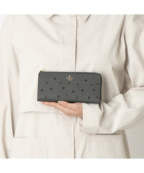 LANVIN en Bleu(バッグ) / ランバンオンブルー(バッグ) 財布・コインケース・マネークリップ | ランバン オン ブルー LANVIN en Bleu リュクサンブールハート Lファスナー長財布 | 詳細20