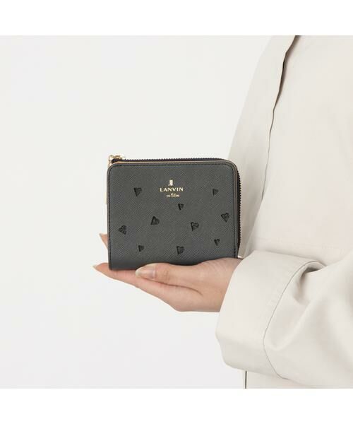 LANVIN en Bleu(バッグ) / ランバンオンブルー(バッグ) 財布・コインケース・マネークリップ | ランバン オン ブルー LANVIN en Bleu リュクサンブールハート 二つ折りLファスナー財布 | 詳細24