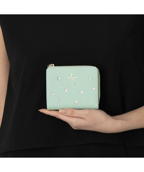 LANVIN en Bleu(バッグ) / ランバンオンブルー(バッグ) 財布・コインケース・マネークリップ | リュクサンブールハート 二つ折りLファスナー財布 | 詳細25