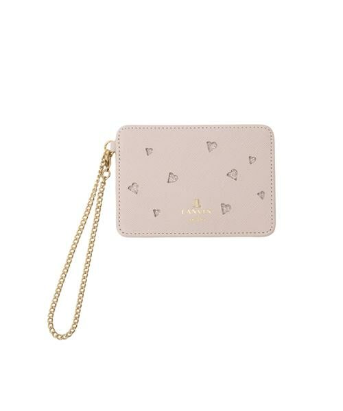 LANVIN en Bleu(バッグ) / ランバンオンブルー(バッグ) カードケース・名刺入れ・定期入れ | ランバン オン ブルー LANVIN en Bleu リュクサンブールハート パスケース（ライトピンク）