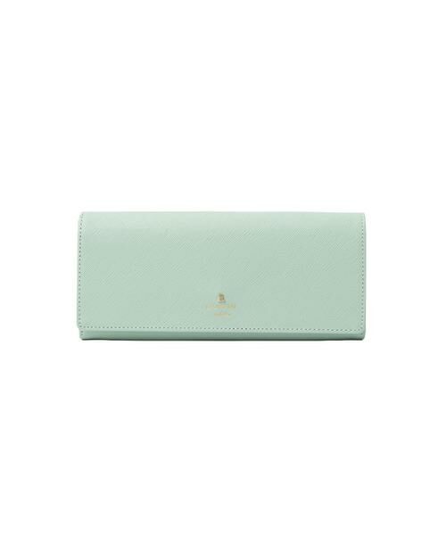 LANVIN en Bleu(バッグ) / ランバンオンブルー(バッグ) 財布・コインケース・マネークリップ | ランバン オン ブルー LANVIN en Bleu リュクサンブール かぶせ長財布（ミント）