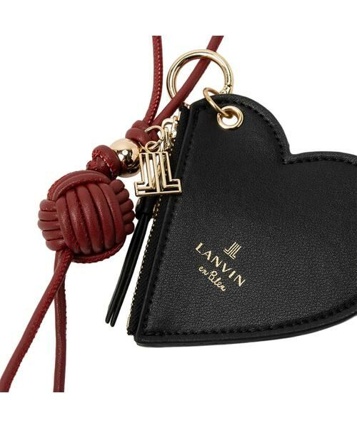 LANVIN en Bleu(バッグ) / ランバンオンブルー(バッグ) キーホルダー・ストラップ | ランバン オン ブルー LANVIN en Bleu シャルマン ハートポーチ付チャーム | 詳細3