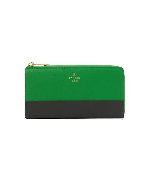 LANVIN en Bleu(バッグ) / ランバンオンブルー(バッグ) 財布・コインケース・マネークリップ | ランバン オン ブルー LANVIN en Bleu リュクサンブールクルール L字札入れ（ネイビー）