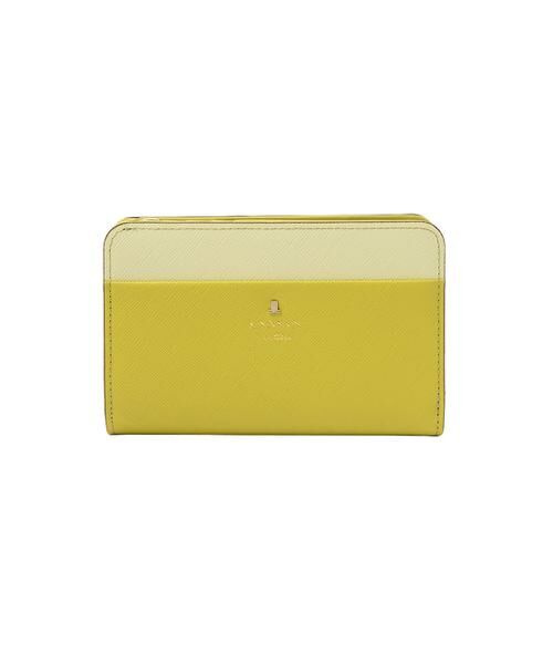 LANVIN en Bleu(バッグ) / ランバンオンブルー(バッグ) 財布・コインケース・マネークリップ | ランバン オン ブルー LANVIN en Bleu リュクサンブールクルール 二つ折りLF札入れ（横長）（イエロー）