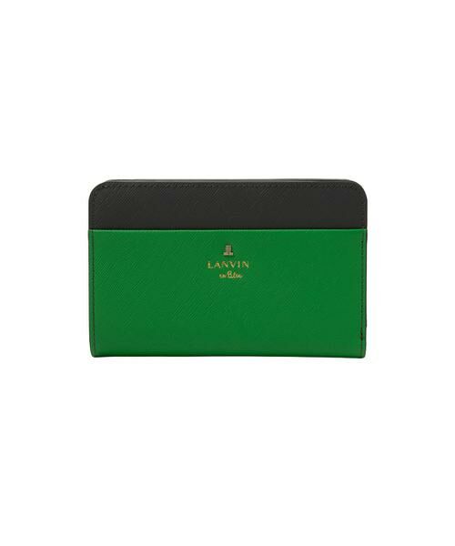 LANVIN en Bleu(バッグ) / ランバンオンブルー(バッグ) 財布・コインケース・マネークリップ | ランバン オン ブルー LANVIN en Bleu リュクサンブールクルール 二つ折りLF札入れ（横長）（ネイビー）