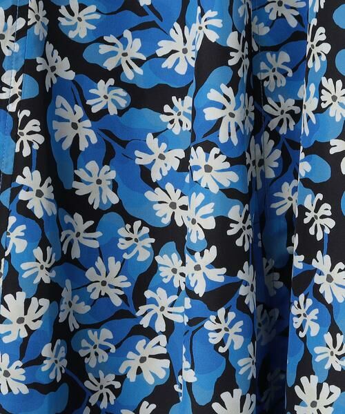 LANVIN en Bleu / ランバン オン ブルー ミニ丈・ひざ丈ワンピース | Floating Flowerプリントフレアワンピース | 詳細5