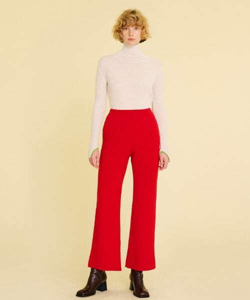 LANVIN en Bleu / ランバン オン ブルー その他パンツ | カラーニットパンツ | 詳細1