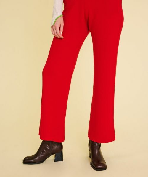 LANVIN en Bleu / ランバン オン ブルー その他パンツ | カラーニットパンツ | 詳細4