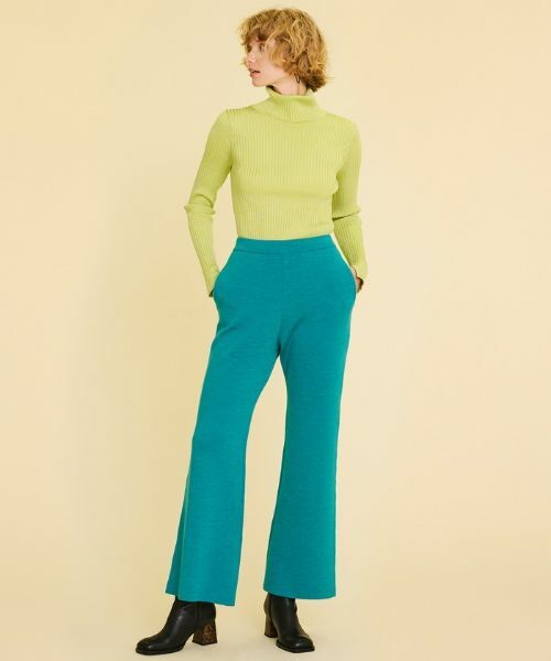 LANVIN en Bleu / ランバン オン ブルー その他パンツ | カラーニットパンツ | 詳細5