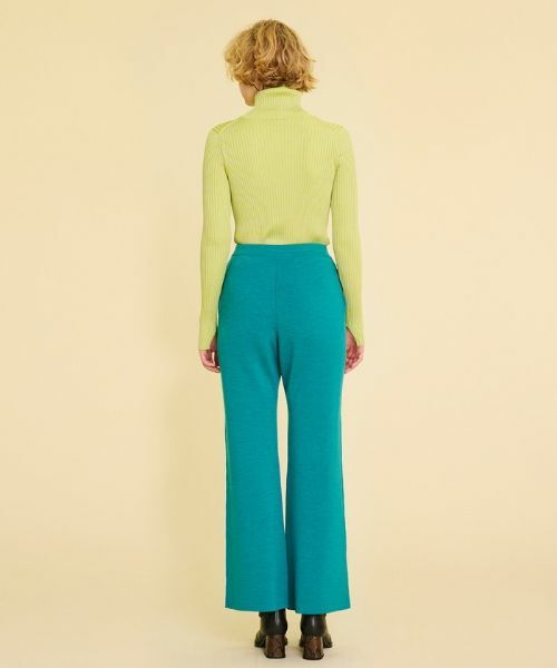 LANVIN en Bleu / ランバン オン ブルー その他パンツ | カラーニットパンツ | 詳細8