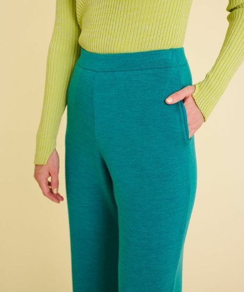 LANVIN en Bleu / ランバン オン ブルー その他パンツ | カラーニットパンツ | 詳細9