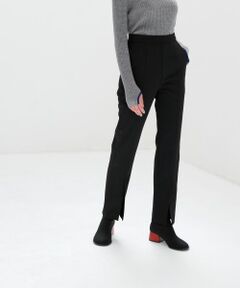 LANVIN en Bleu / ランバン オン ブルー その他パンツ | フロントスリットスリムパンツ