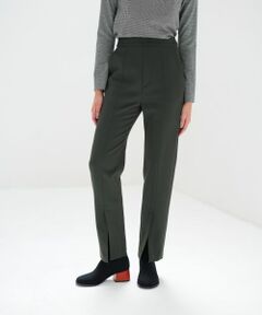 LANVIN en Bleu / ランバン オン ブルー その他パンツ | フロントスリットスリムパンツ