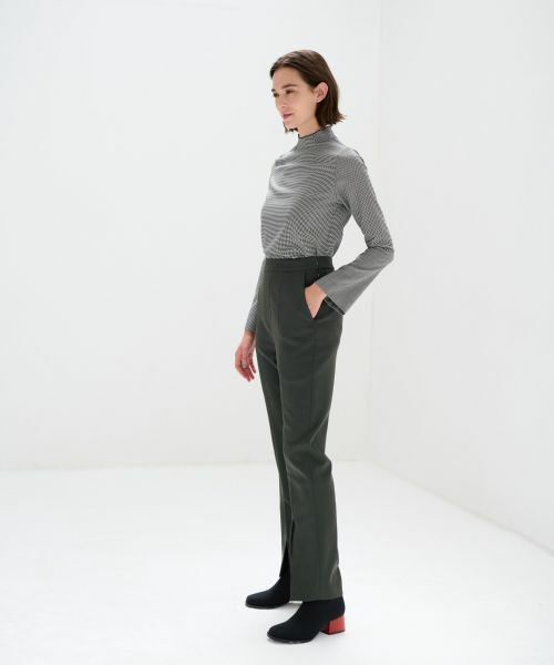 LANVIN en Bleu / ランバン オン ブルー その他パンツ | フロントスリットスリムパンツ | 詳細5