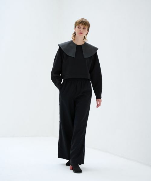 LANVIN en Bleu / ランバン オン ブルー その他パンツ | サイドボタンウエストゴムパンツ | 詳細5