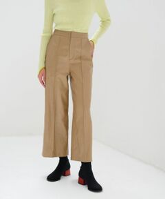 LANVIN en Bleu / ランバン オン ブルー その他パンツ | ワッシャーフェイクレザーパンツ