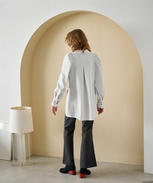 LANVIN en Bleu / ランバン オン ブルー シャツ・ブラウス | ダブルクロススキッパーシャツブラウス | 詳細4