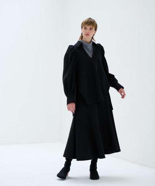 LANVIN en Bleu / ランバン オン ブルー シャツ・ブラウス | ダブルクロススキッパーシャツブラウス | 詳細5