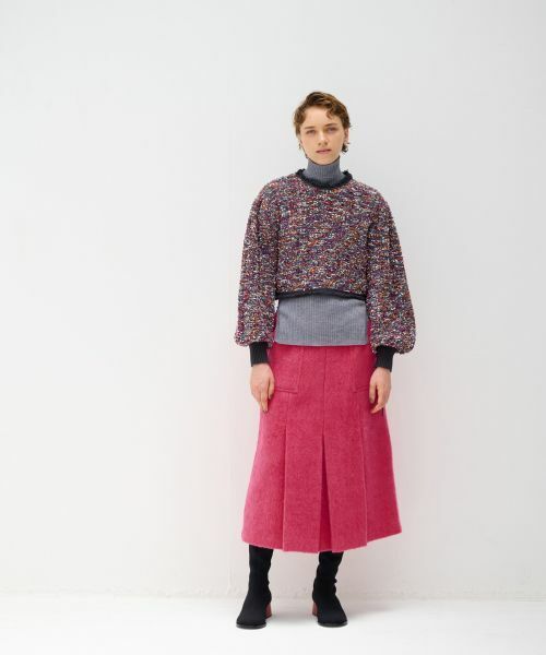 LANVIN en Bleu / ランバン オン ブルー ニット・セーター | クロップドツイードニット | 詳細4