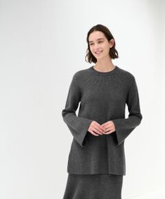 LANVIN en Bleu / ランバン オン ブルー ニット・セーター | 【セットアップ対応商品】フレアチュニックニット