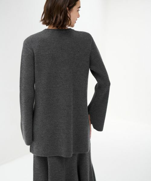 LANVIN en Bleu / ランバン オン ブルー ニット・セーター | 【セットアップ対応商品】フレアチュニックニット | 詳細6