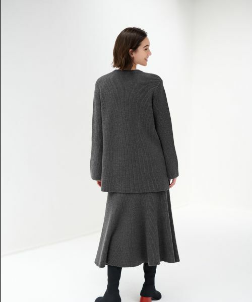 LANVIN en Bleu / ランバン オン ブルー ニット・セーター | 【セットアップ対応商品】フレアチュニックニット | 詳細8