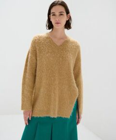 LANVIN en Bleu / ランバン オン ブルー ニット・セーター | Ｖネックシャギーニット