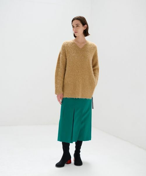 LANVIN en Bleu / ランバン オン ブルー ニット・セーター | Ｖネックシャギーニット | 詳細12